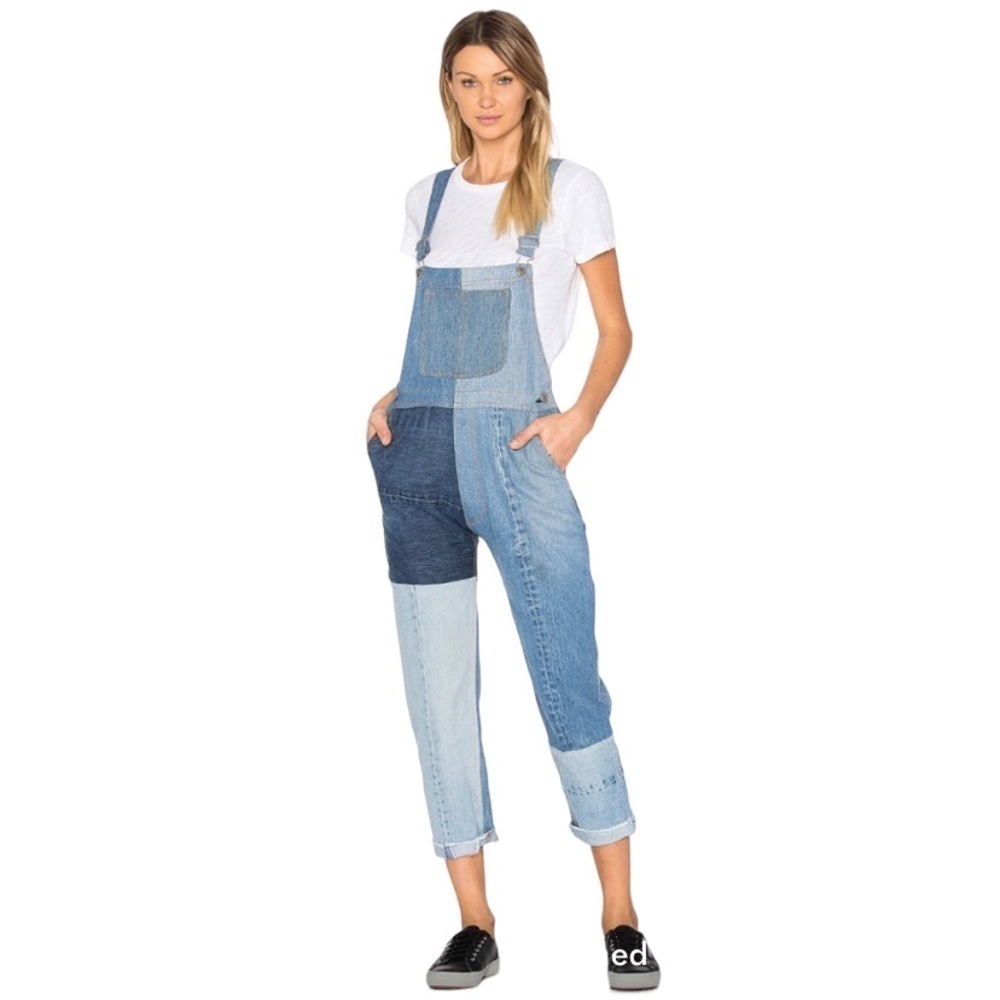 RE/DONE Levi’s Patchwork Overalls New Without Tags size Medium